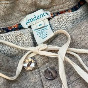 Sundance Wide Leg Knit Lounge Pants Gray XS Soft Ribbed Cotton Blend Boho